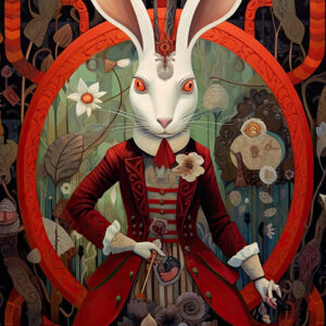 Silverbell — original Lewis Carroll Alice in Wonderland fine art print by Alex Mayhew (LEX), limited-edition archival giclee, Alice collection